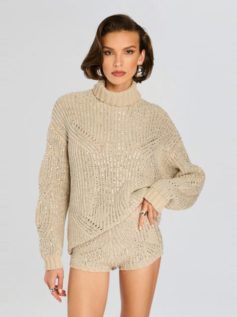 RETROFÊTE CAMDEN EMBELLISHED SWEATER