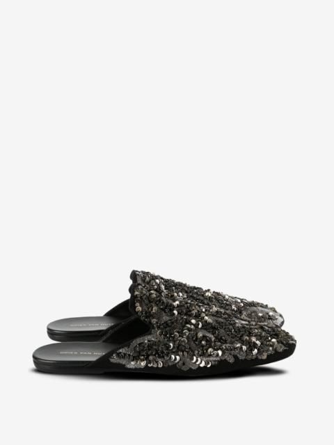 Dries Van Noten DRIES VAN NOTEN - Men Silver Sequins Shoes