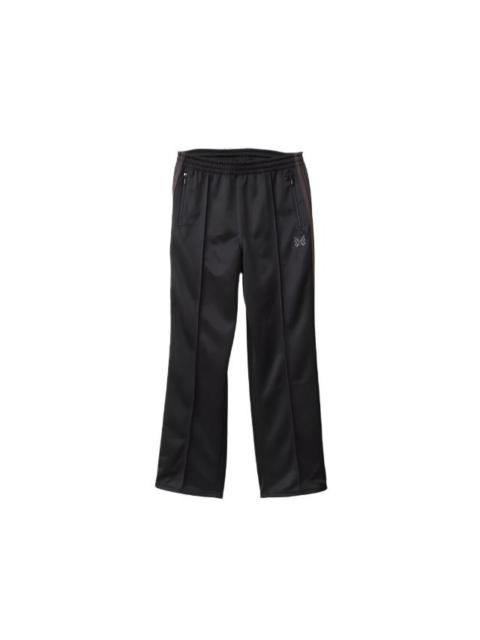 NEEDLES TRACK PANTS - POLY SMOOTH (BLACK)