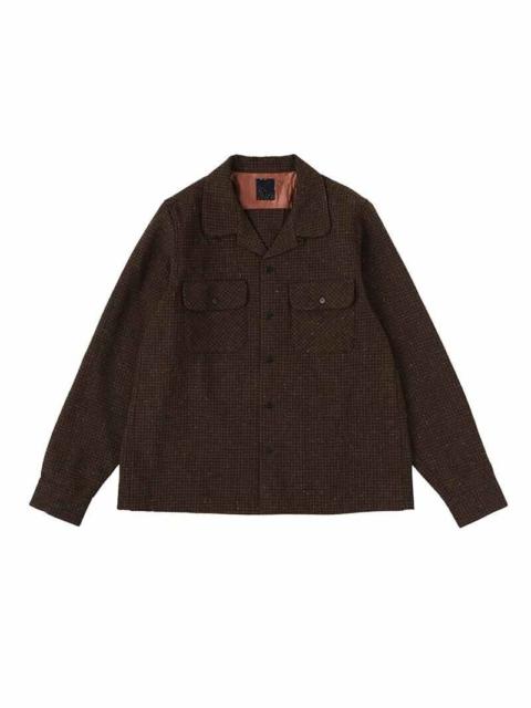 visvim BOOMER SHIRT L/S BROWN