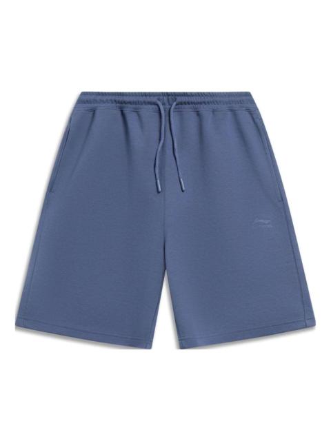 Li-Ning Li-Ning Chinese Color Label Logo Shorts 'Blue' AKST079-7
