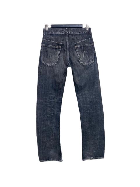 Other Designers Japanese Brand - HOSU ATPD Stonewash Black Denim Curve Jeans