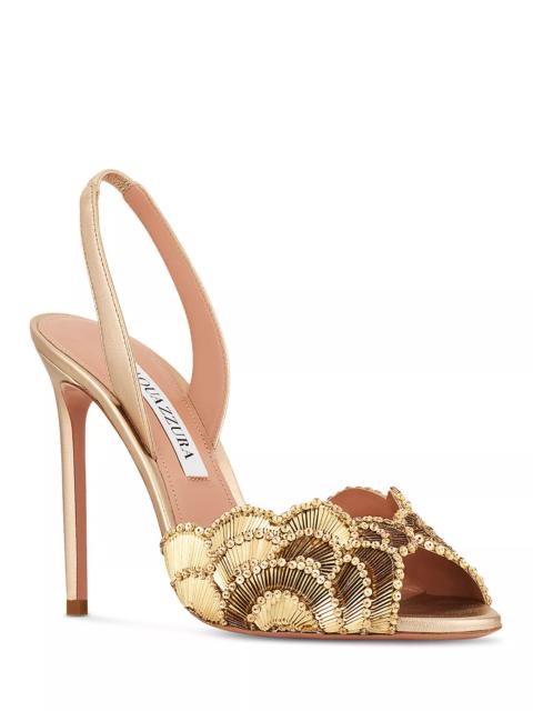 AQUAZZURA Women's Soir 105 Sandals