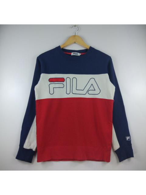 FILA Fila Embroidered Big Logo Sweatshirt