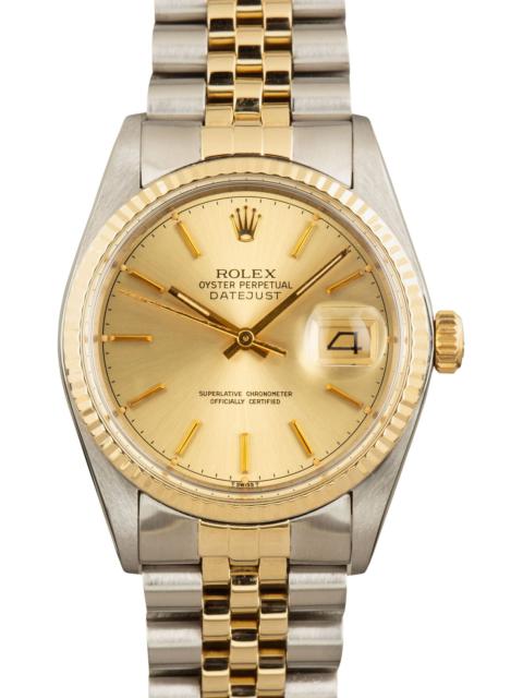 Pre-Owned Rolex Datejust 16013 Champagne Dial