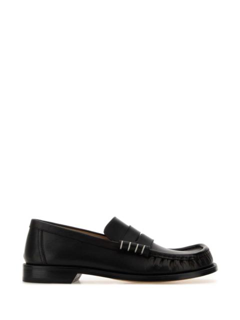 JW Anderson Jw Anderson Men Black Leather Loafers