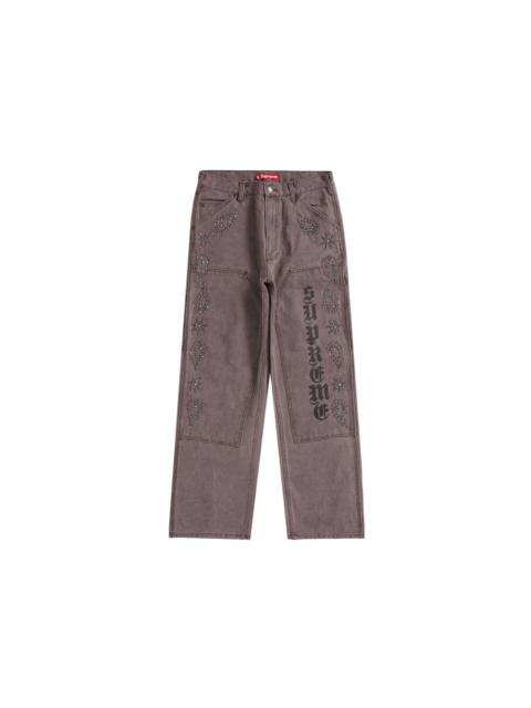 Supreme Supreme Paisley Studded Double Knee Painter Pant Brown