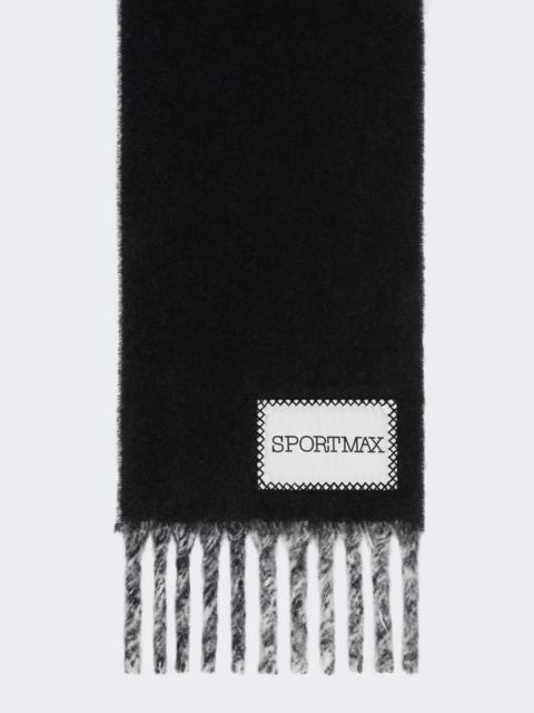 Sportmax TENUE Two-tone scarf with fringes
