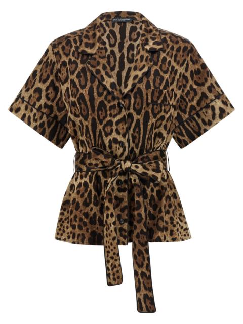 Dolce & Gabbana Dolce & Gabbana Women Leopard Shirt
