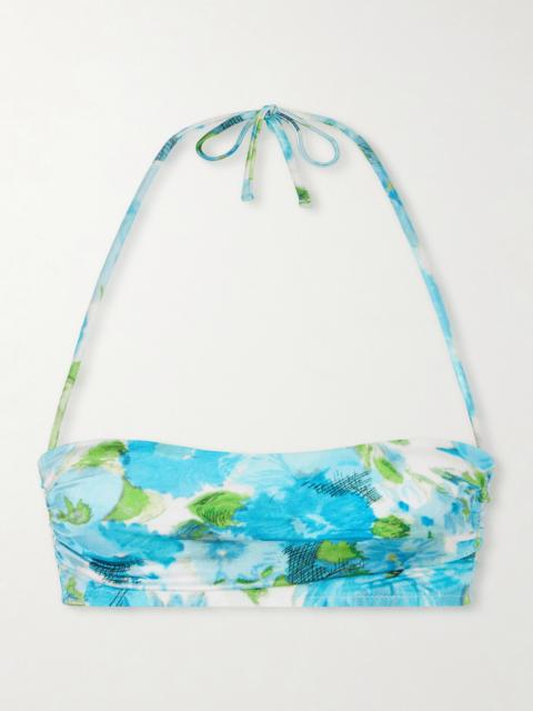 Chloé Floral-print Bandeau Bikini Top