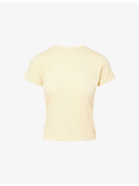 FRAME The Baby Round-Neck Cotton-Jersey T-Shirt