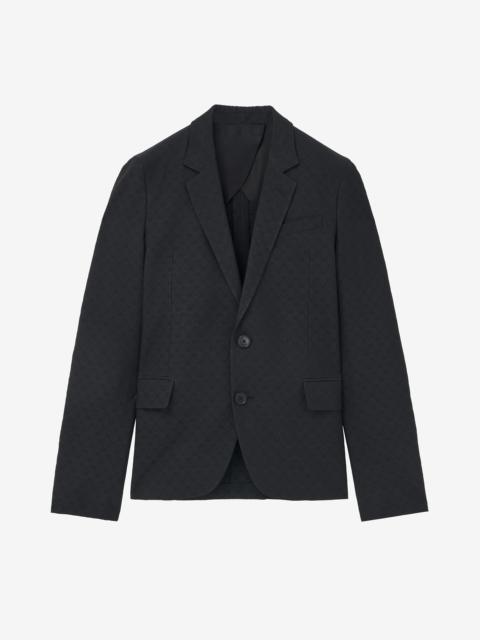 Alexander McQueen Skull Jacquard Deconstructed Jacket