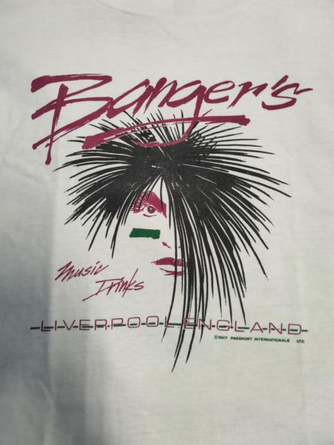 Other Designers Vintage - Vintage 80's Bangers Music Drinks Liverpool England Tee