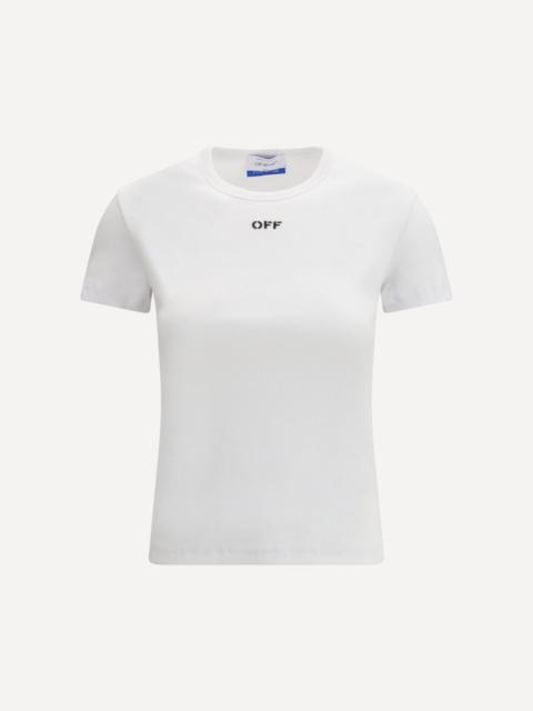 Off-White Off Stamp Rib Basic T-shirt