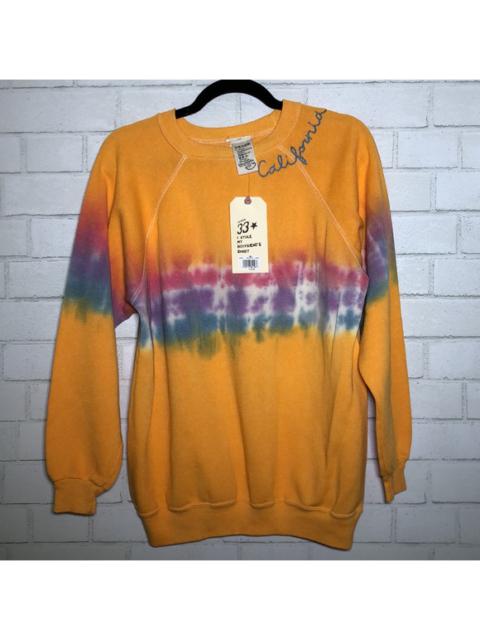 Other Designers I Stole My Boyfriend’s Shirt Tie Dye California Embroidered Sweatshirt