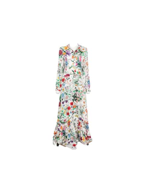 GUCCI Printed Silk Dress