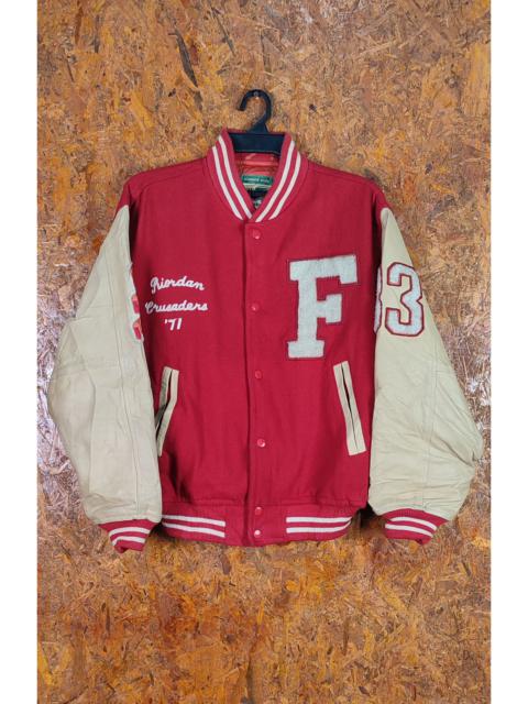 Other Designers Varsity - Fancy Ball Varsity Jacket Leather Sleeve