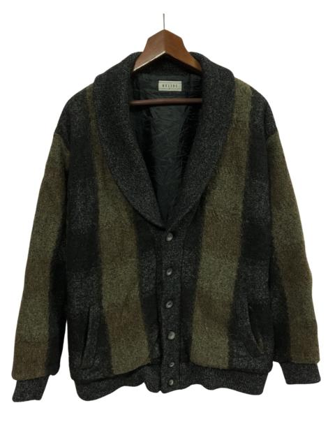 Other Designers Japanese Brand - Last Call🚀Helios Tartan Plaid Shawl Casual Cardigan Jacket