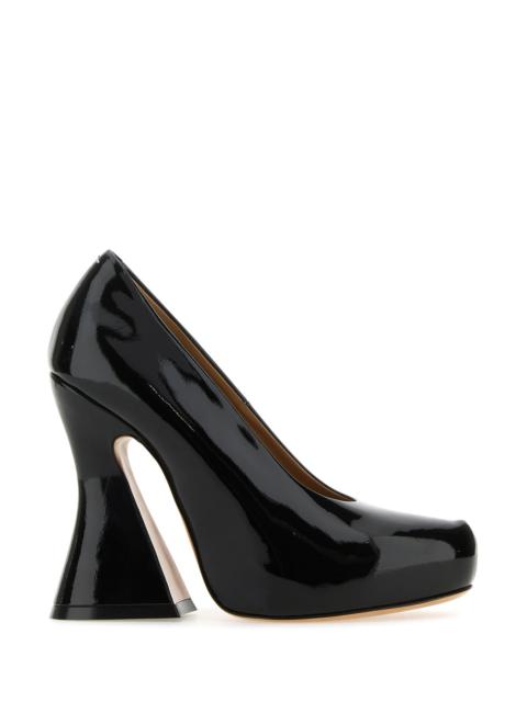 Maison Margiela Black leather Sketch pumps