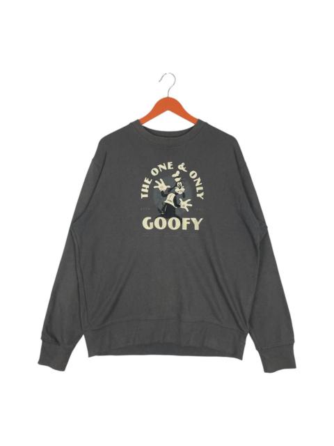 Other Designers Disney Goofy Character Cartoon Big Logo Pullover Sweatshirt