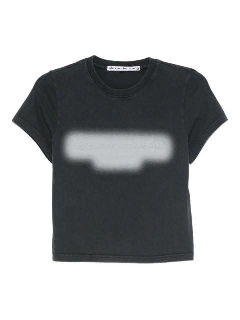 Alexander Wang Alexander Wang Embossed Graphic-print T-shirt