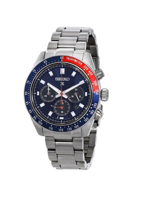 Other Designers Seiko Prospex Speedtimer Chronograph Blue Dial Men's Watch SSC913P1