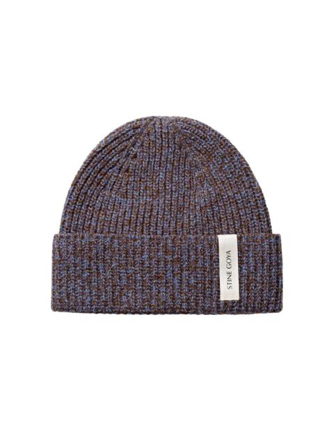 STINE GOYA WOOL BEANIE BLUE
