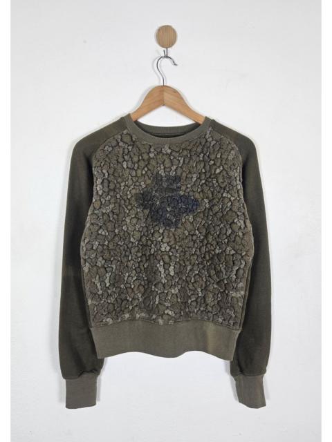 Kapital Kapital Kountry Cross Fleecy Cropped Sweatshirt