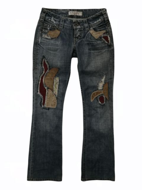 Other Designers Rare - 1921est Western Glove Works Low Rise Patchwork Jean