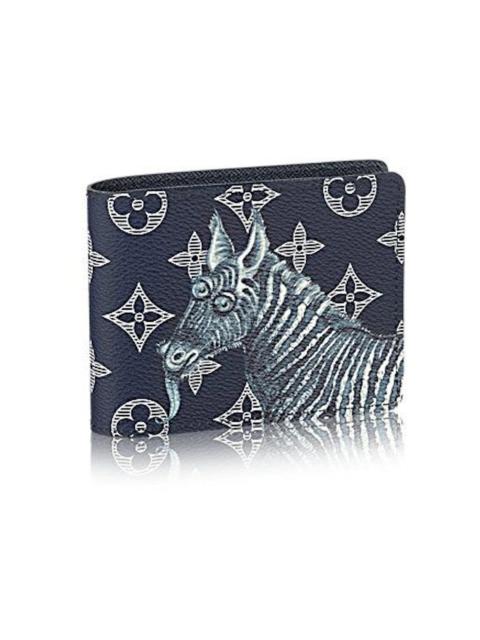 Louis Vuitton Louis Vuitton Multiple Wallet Savane Monogram Chapman Ink