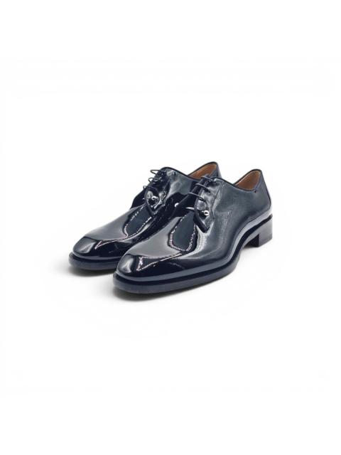Christian Louboutin Chambeliss Patent Leather Derby Shoes Black EU 41 US 8