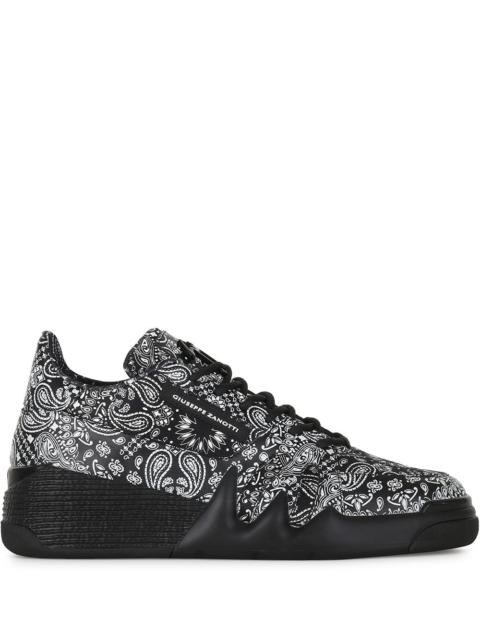 Giuseppe Zanotti paisley print sneakers
