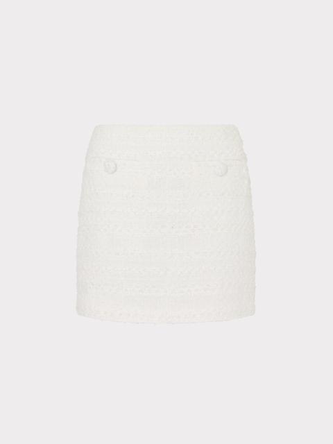 MILLY Briar Tweed Mini Skirt