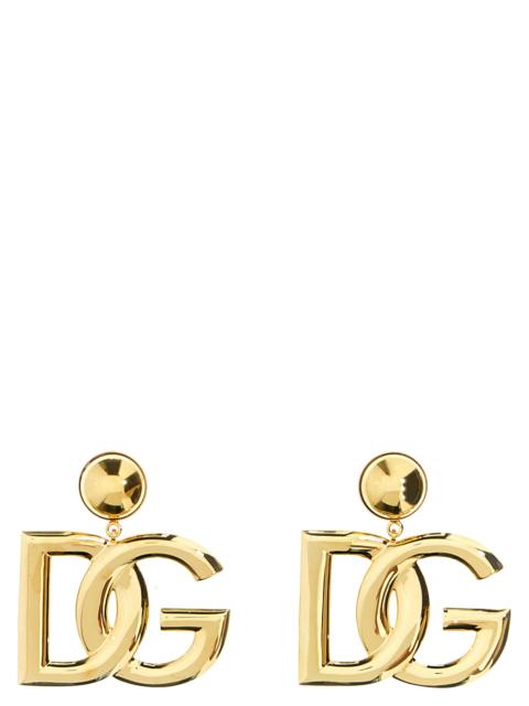 Dolce & Gabbana Dolce & Gabbana Women Crystal Logo Earrings