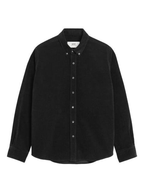 AMI Paris Ami Paris Ami De Coeur Corduroy Shirt