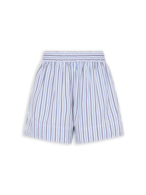 rabanne Striped Side-Slit Shorts stripe