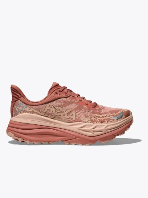 HOKA Women's Stinson 7 Shoes in Blush/Rose Latte