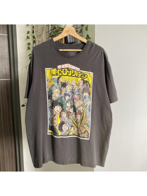 Other Designers Vintage - Thrashed Faded My Hero Academia Japanese Anime Oversized Tee