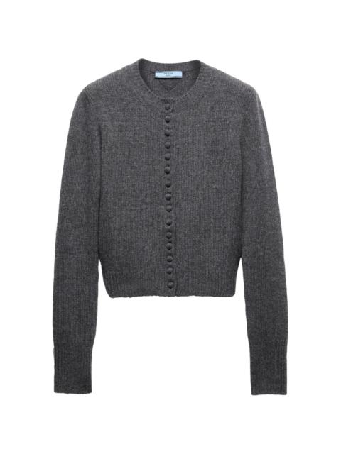 buttoned cashmere cardigan