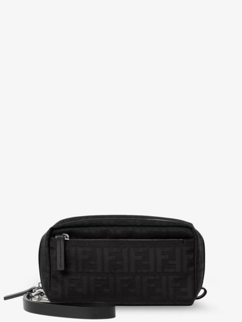 FENDI Fendi Men Ff Zucca Jacquard Fabric Clutch Bag