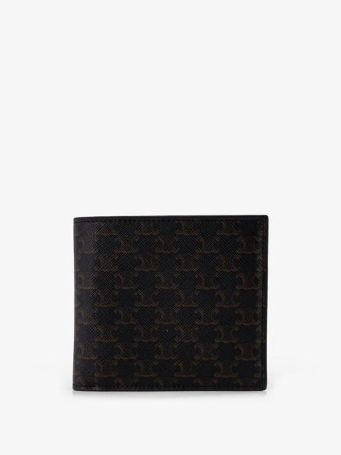 CELINE Celine Triomphe Canvas Bi-Fold Wallet