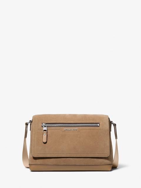 MICHAEL KORS Hudson Small Suede Messenger Bag