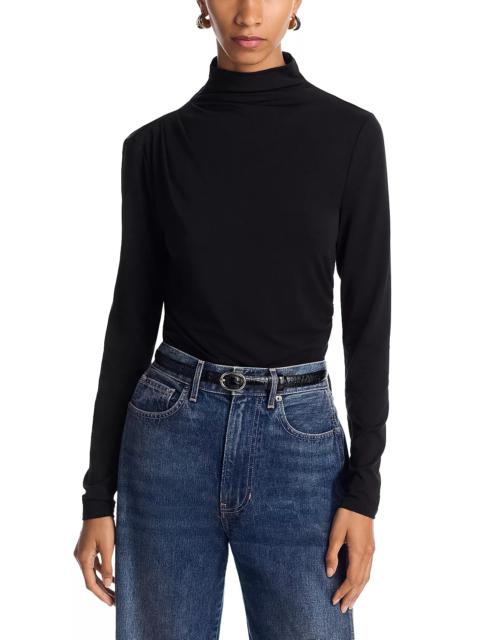 VERONICA BEARD Mylie Mock Neck Top