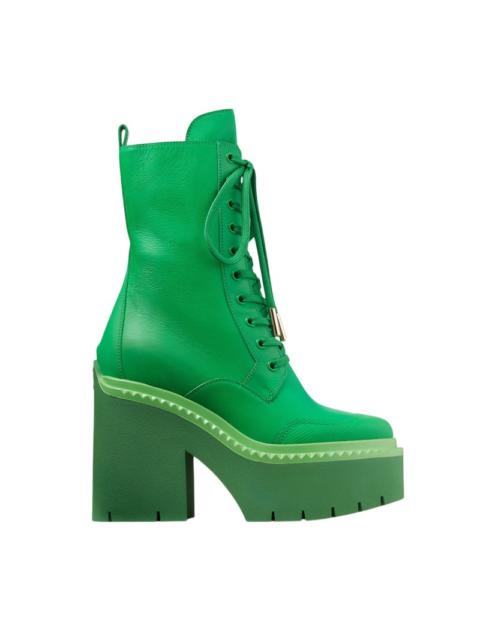 JIMMY CHOO Jimmy Choo x Pretty Guardian Sailor Moon Sailor Jupiter Boots 120, Brand Size 35 ( US Size 5 )
