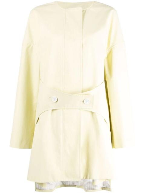 NINA RICCI button-fastening single-breasted coat