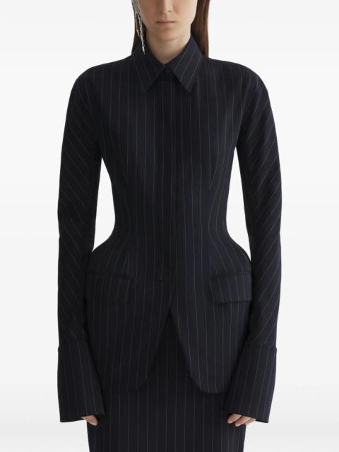 MUGLER Mugler Pinstripe Tailored Jacket