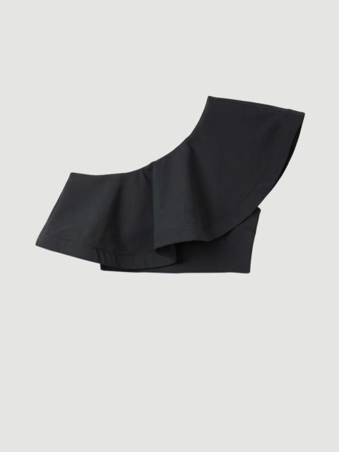 KAREN MILLEN Drama Ruffle One Shoulder Bikini Top