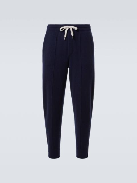 Brunello Cucinelli Cashmere-blend sweatpants