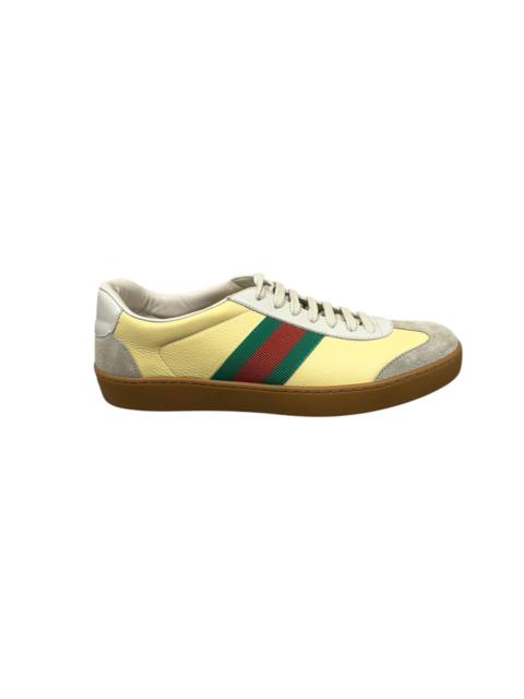 GUCCI Gucci Web Leather Sneakers
