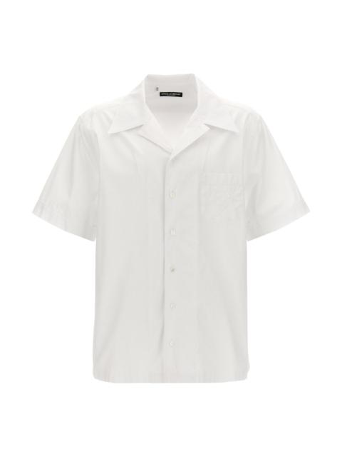 Dolce & Gabbana Men Logo Embroidery Shirt